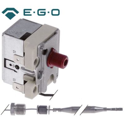 Termostat de siguranta 240°C, contact 1NC 0,5A, sonda ø 6x77 mm, capilar 860 mm, niplu presetupa M10x1 mm - 375783