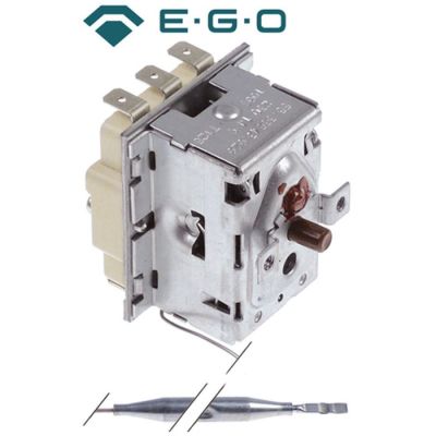 Termostat trifazic de siguranta 260 °C, 3 NC, sonda ø 6 x 87 mm, lungime capilar 1770 mm - 375970