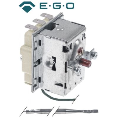 Termostat de siguranta trifazic 295°C, cu 3 contacte 20A, sonda ø 4 x 128 mm, capilar L 1770 mm - 376027