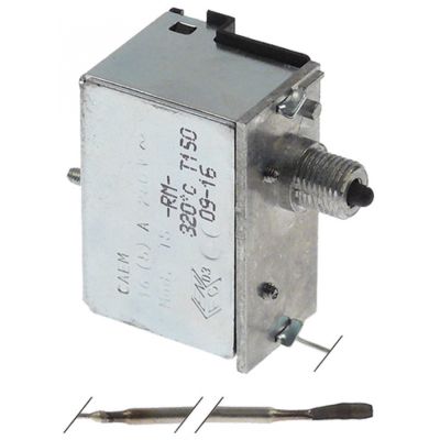 termostat de siguranta temp. de deconectare 320°C 1cu -poli 16A ø senzor 3mm L senzor 160mm