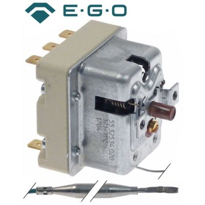 termostat de siguranta temp. de deconectare 160°C 3cu -poli 20A ø senzor 6mm L senzor 87mm