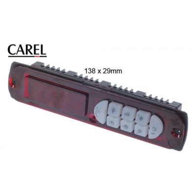 grup de taste cu comandă electronică CAREL PST00LR400 dimensiuni de montaj 138,5x29mm