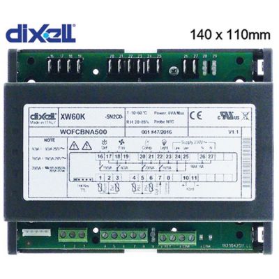 placa electronica de putere DIXELL XW60K-5N2C0 dimensiuni de montaj 140x110mm
