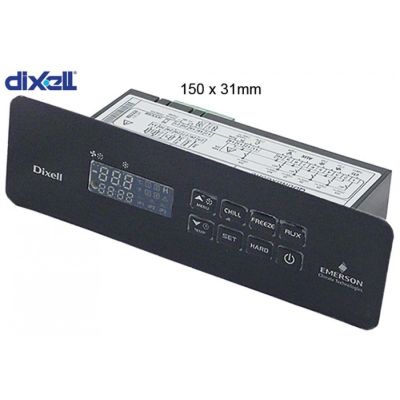 controler digital DIXELL XB590L-5N1C1R dimensiuni de montaj 150x31mm