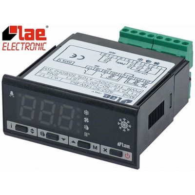 controler digital LAE tip AD2-5C14W-BG dimensiuni de montaj 71x29mm 230V tensiune AC