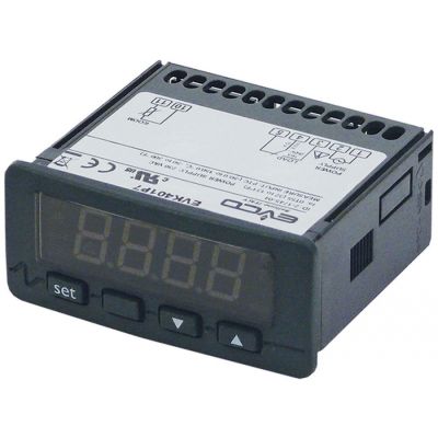 controler digital EVCO tip dimensiuni de montaj 71x29mm 230V tensiune AC