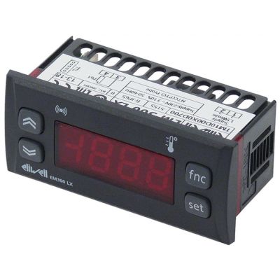 termometru ELIWELL tip EM300LX dimensiuni de montaj 71x29mm 230V NTC