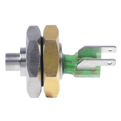 Senzor de temperatura PTC, -50+150°C, terminali 2.8 mm,  filet 1/4" - 379697