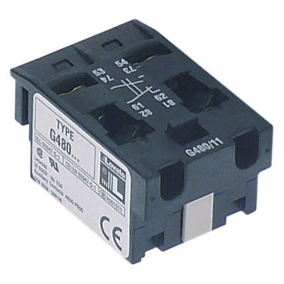 Contacte auxiliare Lovato G480/11, contcte 1NO + 1NC, 10 A, pentru contactori serie BF - 380118