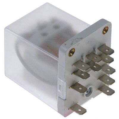 power relays 230V AC 3CO 16A connection flat plug - Code 380131