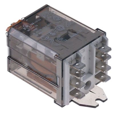 power relays 24V AC 2CO 16A connection flat plug - Code 380138