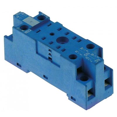 relay socket 2-poles 250V AC 10A - Code 380384