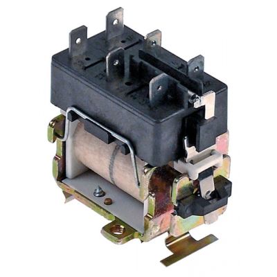 Contactor Mic, 24 V, contacte principale 1 ND/1 NI, conectare Faston 6,3 mm, sarcina nominala 16 A - Cod 380397