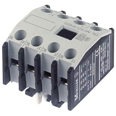 Contacte Auxiliare, contacte 2 ND/2 NI, AC15 16 A, pentru contactoare DIL 40-72 - Cod 380560