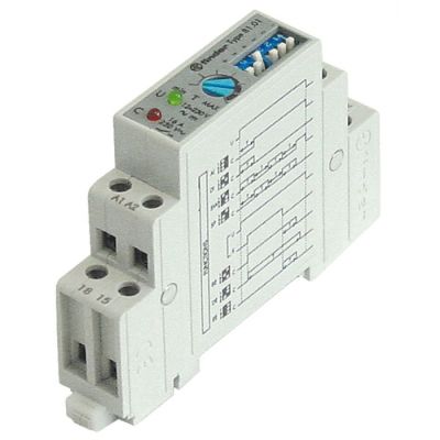 time relay 1CO 1CO 12-240V AC/DC 16A - Code 380611
