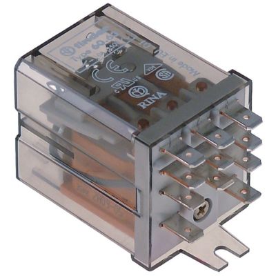 power relays 24V AC 3CO 10A connection flat plug - Code 380636