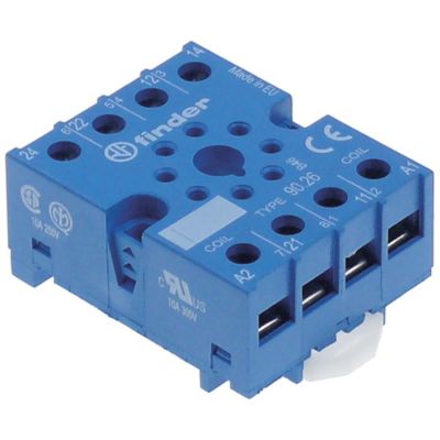 Soclu pentru releu cu 8 pini, L 51x41x23 mm, 250 V, 10 A - 380638