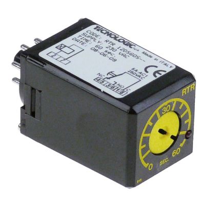 time relay 60s 1CO 1CO 220V AC 5A - Code 380640