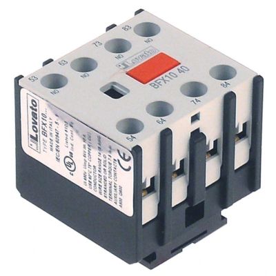 Contacte auxiliare Lovato BFX1031, contacte 3 NO + 1 NC, 10 A, pentru contactori serie BF - Cod 380730