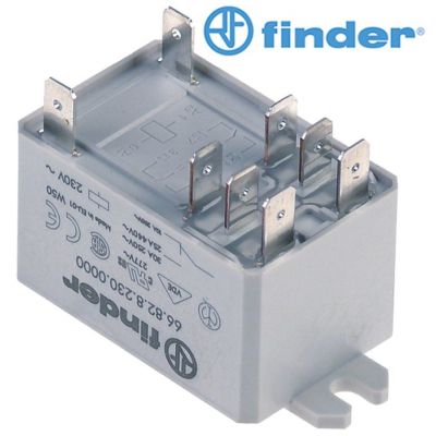 Releu de putere Finder 66.82.8.230.0000, 230 V, 2 CO, 30 A - 380812