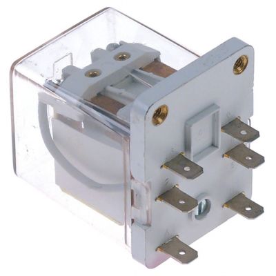 power relays 230V AC 2NO 16A connection flat plug - Code 380817