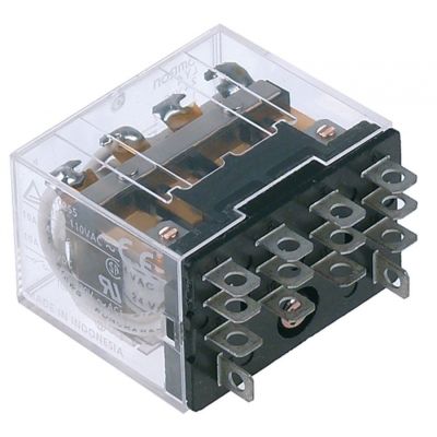 power relays 24V AC 4-poles 4CO 10A - Code 381106