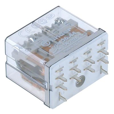 print relay 24V AC 4NO at 250V 12A - Code 381109