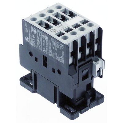 Contactor de putere General Electric / AEG CL01A310T1, sarcina nominala 25 A, alimentare 24 VAC, contacte 3NO+1NO - 381136