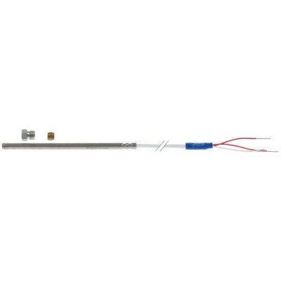 sonda/senzor de temperatura Pt100 cablu PTFE senzor -200 până la +600°C racord cu 3 fire