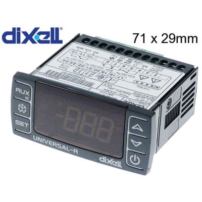 controler digital DIXELL tip UNIVERSAL-R4 dimensiuni de montaj 71x29mm 230/12V