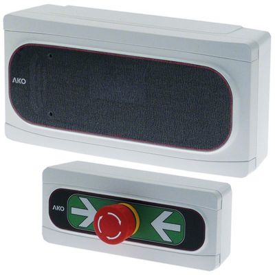 semnalizator de alarmă AKO tip 230V tensiune AC ieșiri releuri 1 CO dimensiuni frontalemm