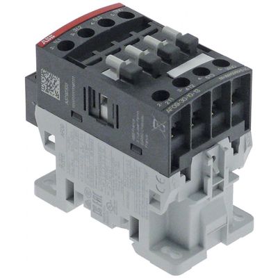 contactor de putere AC1 25A 100-250VAC (AC3/400V) 9A/4kW 3NO contacte auxiliare 1NO
