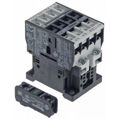 contactor de putere AC1 25A 230VAC (AC3/400V) 10A/4kW 3NO contacte auxiliare 1NO