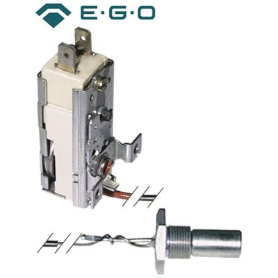 Termostat mentinere 58 °C, 1 contact, 16 A, bulb ø 11 x 35 mm, filet M14x1 - 390001