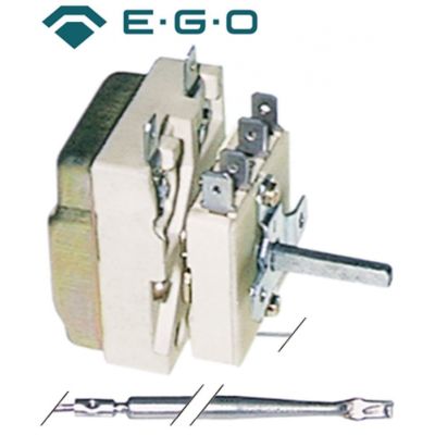 Termostat, temperatura maxima 265 °C, gama temperatura 45-265 °C, 1 contact, 15 A, senzor ø 3 mm, lungime senzor 219 mm - Cod 390069