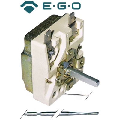 Termostat, temperatura maxima 265 °C, gama temperatura 50-265 °C, 1 contact, 15 A, senzor ø 3 mm, lungime senzor 219 mm - Cod 390070