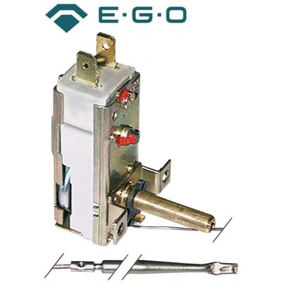 Termostat, temperatura maxima 110 °C, gama temperatura 30-110 °C, 1 contact, 10 A, senzor ø 4 mm, lungime senzor 153 mm - Cod 390079