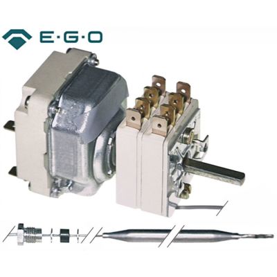 Termostat, temperatura maxima 180 °C, gama temperatura 100-180 °C, 3 contacte, 16 A - Cod 390098