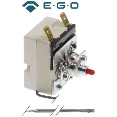 Termostat de siguranta 340°C, contact 16A, bulb ø 3,1 x 201 mm, lungime capilar 1170 mm - 390126