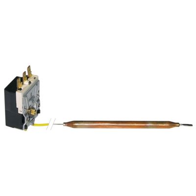 Termostat, temperatura maxima 95°C, gama temperatura 0-95°C, 1 contact, 16 A, senzor ø 8 mm, lungime senzor 135 mm - Cod 390131