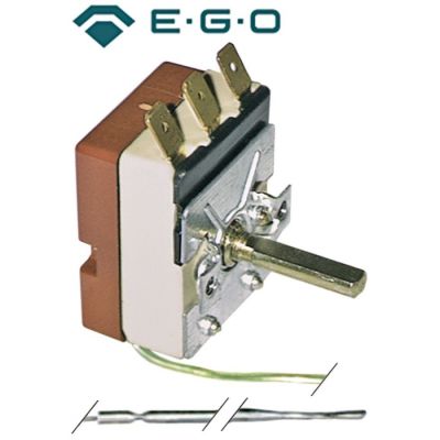 Termostat, temperatura maxima 125 °C, gama de temperatura 30-125 °C, 1 contact, 16 A, senzor ø 3,03 mm - Cod 390133