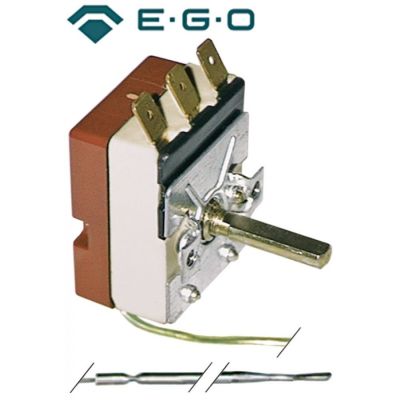 Termostat, temperatura maxima 280 °C, gama temperatura 50-280 °C, 1 contact, 16 A, senzor ø 3,1 mm, lungime senzor 160 mm - Cod 390146