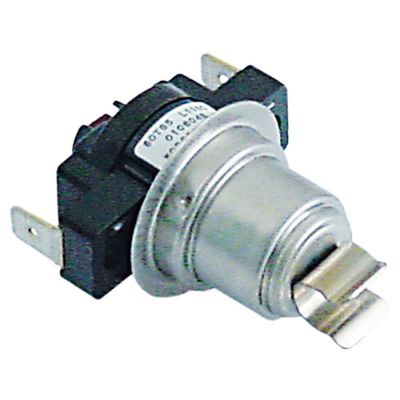 Termostat de contact, de siguranta, 110 °C, cu bimetal, contact 16 A - 390171