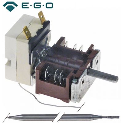 Termostat cu intrerupator 30-110 °C, contact 16 A, senzor ø 6 x 113 mm, capilar 1430 mm - 390179