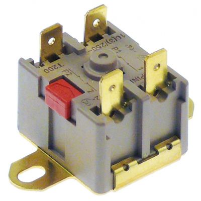 Termostat de contact, de siguranta, 135 °C,2 NC, 16A, distanta de montare 39 mm - 390852