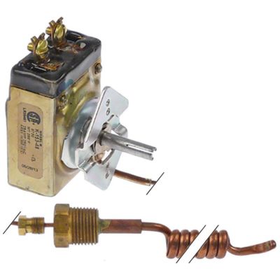 termostat T.max. 142°C interval temperatură de funcționare 0-142°C