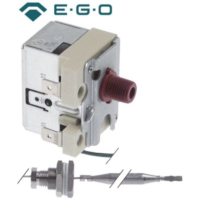 Termostat de siguranta TH104, 217°C, contact 1NC, 16A, senzor ø 6 x 79 mm, presetupa M9x1 - 391015