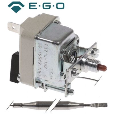 Termostat de siguranta 235°C, contact 16 A, bulb ø 6 x 133 mm - 391031