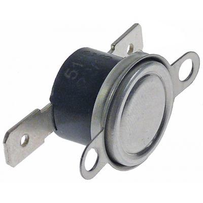 Termostat de contact cu bimetal DG 23.5 mm, 51°C, 1 NC, 10 A - 391045