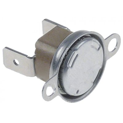 Termostat de contact cu bimetal, contact 1NC, 16.5A, 240V, conectori 6,3 mm, T.max. 204°C - 391053